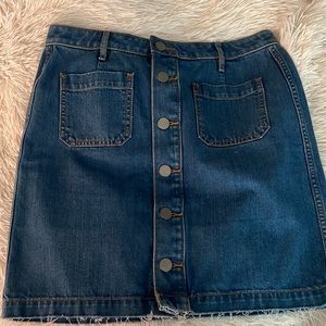 Loft jean skirt